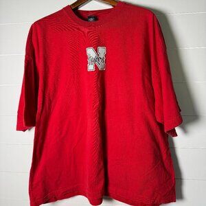 HUSKERS TEAM STARTER VINTAGE T-SHIRT SIZE 3TG , 100% COTTON